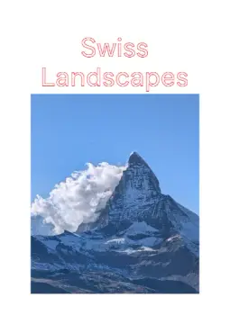 Cover of Swiss Landscapes
