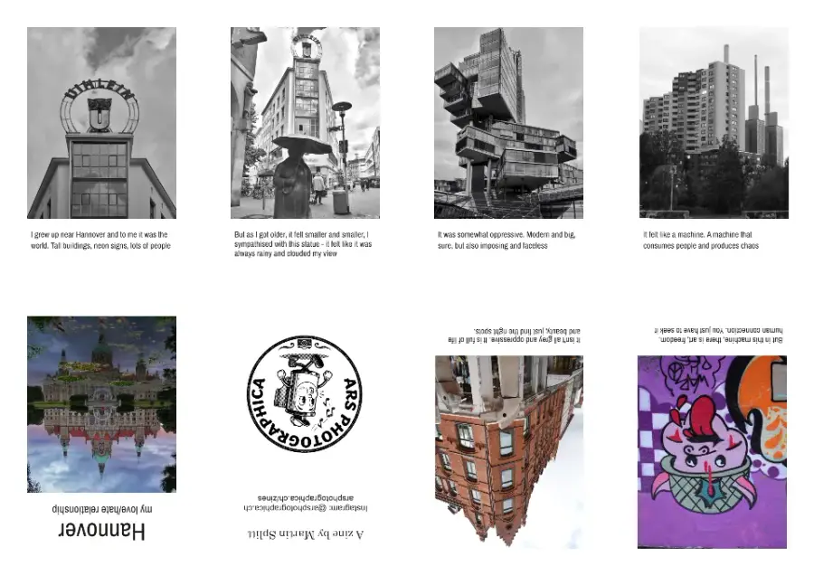 Full uncut zine sheet