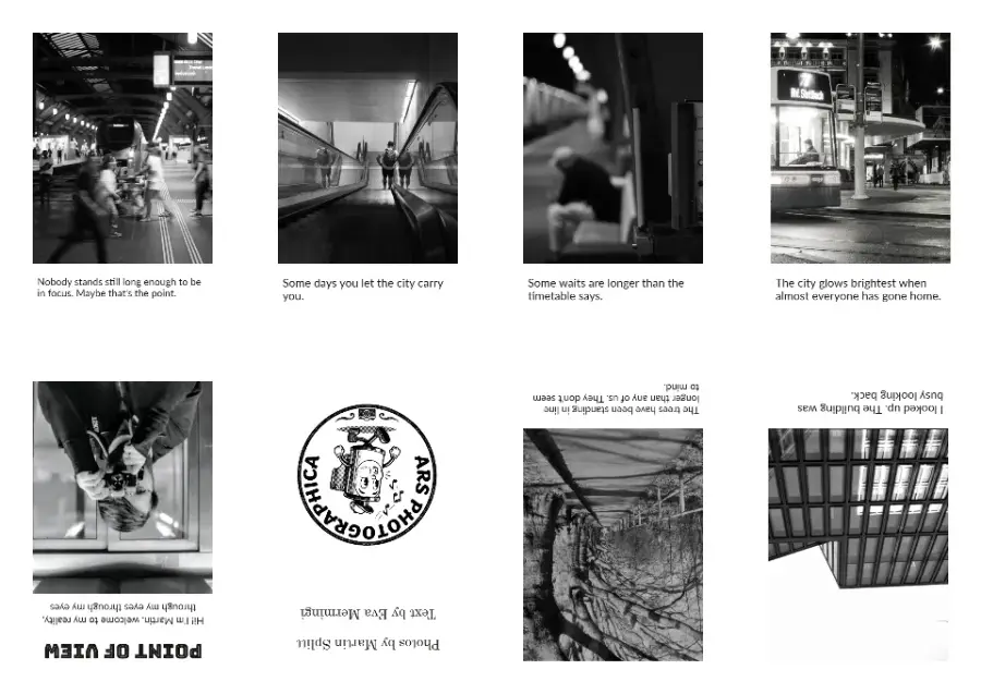 Full uncut zine sheet
